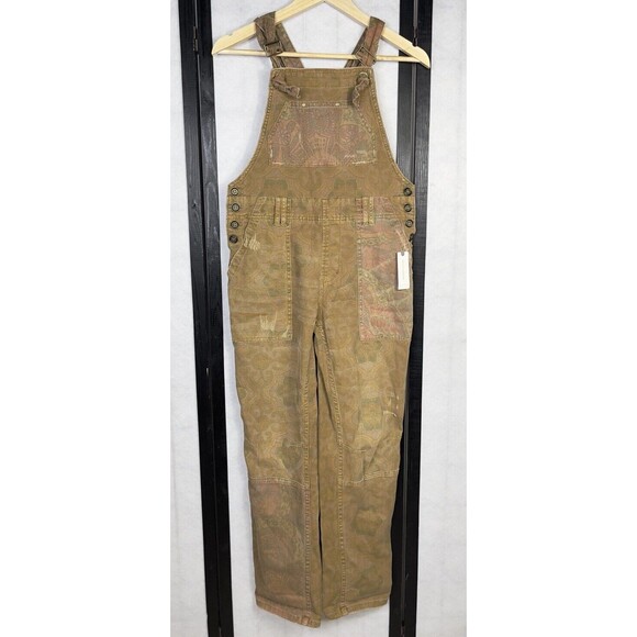 Pilcro The Wanderer Denim Utility Overalls. Size: 27